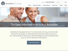 Tablet Screenshot of annuityadvantage.com